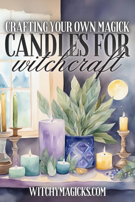 Learn how to use candles in witchcraft to amplify your spells and rituals. Discover the meanings behind candle colors, how to infuse intentions, and even how to craft your own magical candles for personalized spellwork. Perfect for witches looking to enhance their candle magic practice.

#CandleMagic #WitchcraftCandles #Spellwork #CandleCrafting #WitchyRituals #MagicalCandles #WitchcraftEssentials #Candle #Witchcraft #WitchyMagicks Making Spell Candles, Candle Protection Spell, Witchy Recipes, Magical Candles, Candle Magick Spells, Candle Witchcraft, Magic Practice, Candle Colors, Spells And Rituals