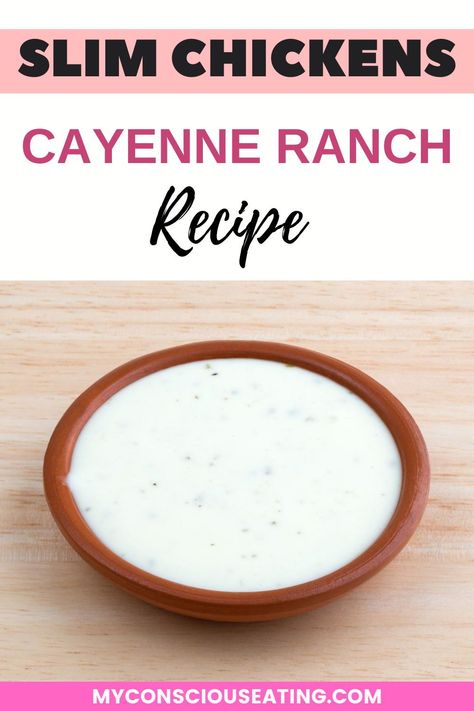 Experience the kick of flavor in Slim Chickens' Cayenne Ranch recipe that I've got down to a science. The spicy cayenne and tangy ranch create a bold dressing that's perfect for salads and dips! #SlimChickensCayenneRanch #SpicyRanch #DressingRecipe Cayenne Ranch Recipe, Cayenne Ranch Dressing, Slim Chickens Cayenne Ranch Recipe, Cajun Ranch Dressing, Spicy Ranch Dressing Recipe, Slim Chickens, Ranch Dressing Chicken, Creamy Potato Salad, Ranch Recipe