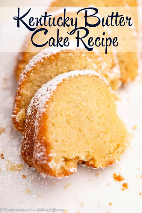 Kentucky Butter Cake is a delicious, buttery, vanilla bundt cake made with simple ingredients then soaked in a sweet buttery sauce. Step-by-step photos help you bake this special dessert.   #bundtcake #vanillabundtcake #kentuckybuttercake #buttercake #cakerecipe Kentucky Butter Cake, Cheesecake Oreo, Butter Glaze, Butter Cake Recipe, Special Desserts, Bundt Cakes Recipes, Pound Cakes, Bundt Pan, Pound Cake Recipes