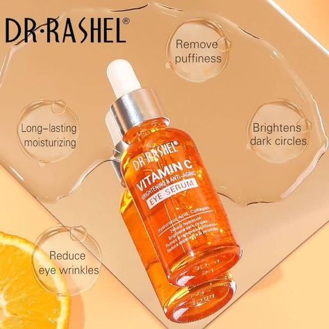 Dr Rashel Vitamin C Eye Serum 50ml Just in 999Rs in Flash Sale Goto website for order, Link in bio OR contact us on WhatsApp 03285203464 Dr Rashel Vitamin C Eye Serum 50ml 24 Hydration Brightens dark circles Plumps & removes puffiness Reduce appearance & wrinkles Anti-Aging Eye Serum #drrashel #eyeserum #drrashelskincare #skincare #cosscore #makeup Dr Rashel Vitamin C Serum, Reduce Eye Wrinkles, Dr Rashel, Anti Aging Eye Serum, Serum Benefits, Eye Wrinkles, Vitamin C Face Serum, Eye Vitamins, Eye Anti Aging