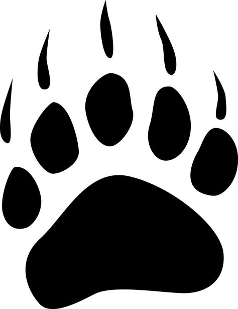 Bearcat Paw Clip Art | bear paw tracks free cliparts that you can download to you computer ... Bear Tracks Paw Prints, Paw Sketch, Paw Print Drawing, Paw Silhouette, Paw Stencil, Bear Paw Tattoos, Polar Bear Paw, Tiger Paw Print, Beauty Clipart