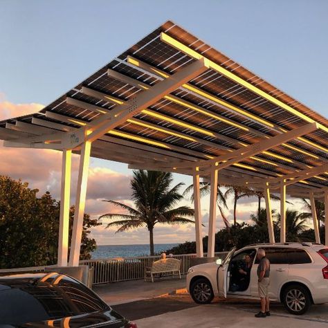 SolarScapes are modular, pre-engineered, prefabricated solar structures built with our award-winning Frameless LSX or Bifacial GSX Module Systems Solar Panel Canopy, Solar Structure, Industrial Canopy, Solar Canopy, Solar Panels Architecture, Solar Panel Roof, Solar Pergola, Butterfly Roof, Canopy Architecture