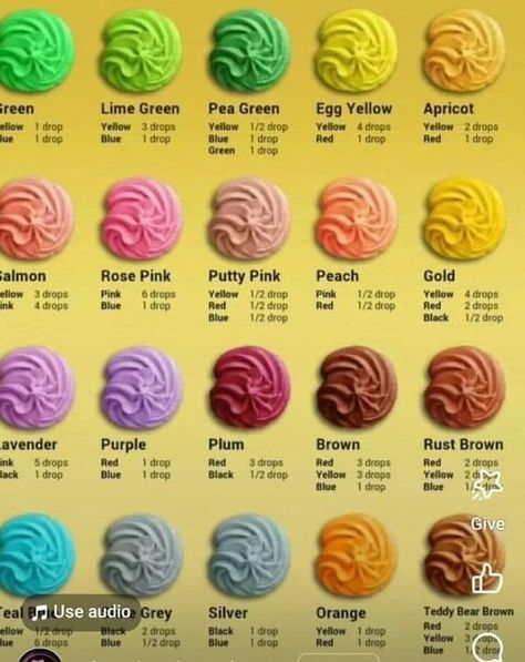 Best Cookie Recipes Ever | Frosting colors. For those who decorate your cookies. | Facebook Gel Food Coloring Mixing Chart Ann Clark, How To Make Mauve Color Icing, Buttercream Color Mixing Chart, Gel Food Coloring Mixing Chart, Icing Color Mixing Chart, Frosting Color Chart, Frosting Color Guide, Icing Color Chart, Food Coloring Mixing Chart