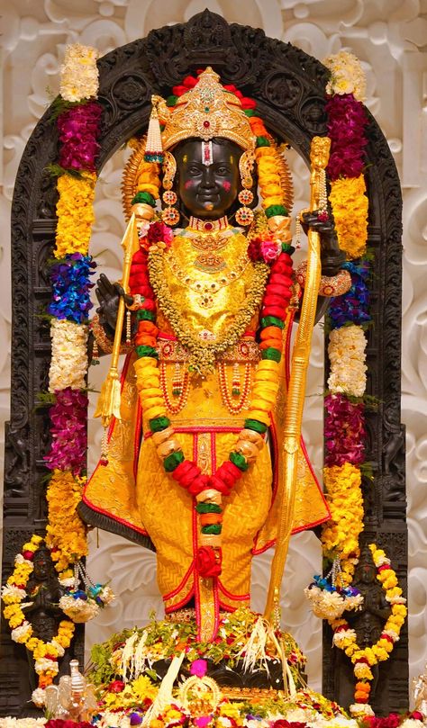 Shree Ram Mandir, Ram Lala, Ram Ji Photo, Ram Sita Photo, Ombre Wallpaper Iphone, Ram Wallpaper, Rama Image, Ram Image, Ram Mandir