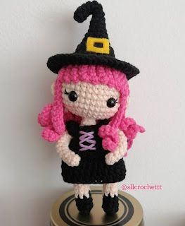 PATRONES AMIGURUMI GRATIS: PATRON GRATIS BRUJA AMIGURUMI 63126 Softies, Crochet Ideas, Amigurumi Pattern, Crochet Amigurumi, Ravelry, Diy And Crafts, Crochet Hats, Amigurumi, Crochet Patterns