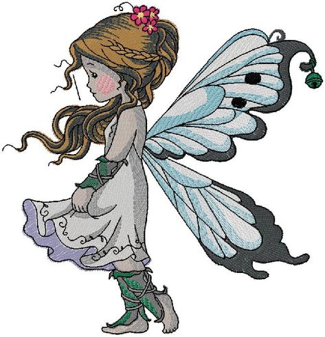 cute Fairy- embroidery designcute Fairy- embroidery design Join my new Facebook group Fairies Embroidery Designs, Fairy Embroidery, Cat Embroidery Design, Birds Embroidery Designs, Cute Fairy, Bird Embroidery, Embroidery Patterns Free, Flower Embroidery Designs, Embroidery Library