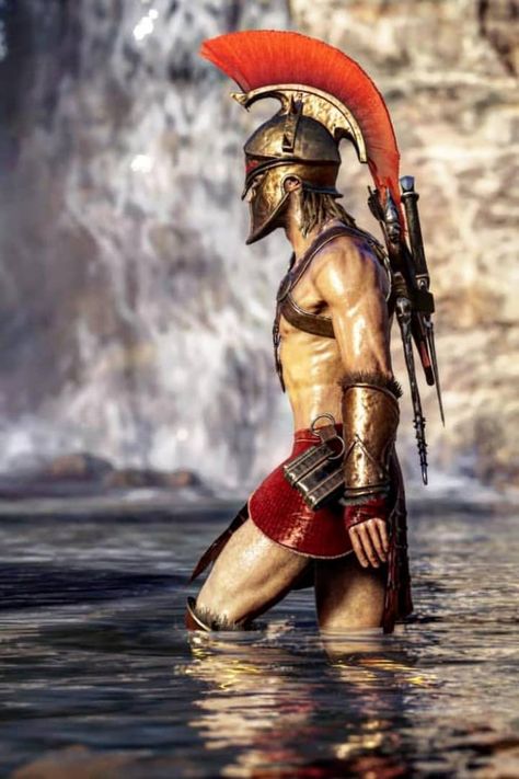 Alexios #ACOdyssey #assassincreed Assassin's Creed Wallpaper, Assassin's Creed Odyssey, Spartan Tattoo, Roman Warriors, Greek Warrior, Assassins Creed Odyssey, Spartan Warrior, Greek And Roman Mythology, Assassin’s Creed