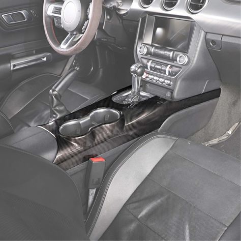 PRICES MAY VARY. Compatibility -- JeCar for Mustang center console gear shift panel cover Trim carbon fiber interior accessories Compatible with Ford Mustang 2015 2016 2017 2018 2019 2020 2021 2022 GT EcoBoost Shelby. Interior Upgrade -- Easy personalized customized style for your Mustang, this console gear shift cover trim with a classic carbon fiber finish, very unique and attractive, gives your vehicle a new look, and is out of the ordinary. High-quality Material -- The center console cover t Gear Shift Cover, For Mustang, Mustang 2015, 2015 Mustang, 2015 Ford Mustang, Gear Shift, Car Stuff, Center Console, Ford Mustang