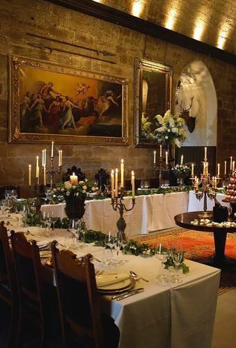 Beautiful Ideas For Castle Wedding ★ castle wedding reception decor borthwickcastle Castle Wedding Dress, Royalty Wedding Theme, Medieval Wedding Theme, Castle Reception, Royal Wedding Themes, Wedding Castle, Candlelit Wedding, Castle Party, Castle Wedding Venue