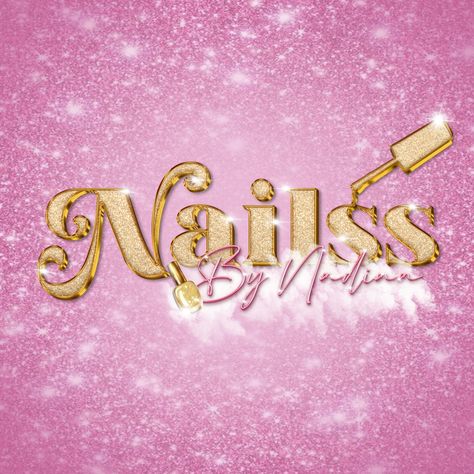 New nail tech logo for @nailssbynadiaa 🤭 Love how glittery and pink this is😍💗 . . . #fyp #explore #explorepage #nailtech #nailsnailsnails #nailart #nailtechnician #nailtechlife #nailtechintraining #logo #logos #glittery #graphicdesign #graphicdesigner #girly #pink New Nail Tech, Nail Tech Logo, Tech Logo, Canvas Learning, New Nail, Nail Technician, Tech Logos, Nail Tech, Kiss