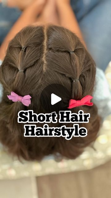 Beautiful Hairstyle For Short Hair, Haïr Style For Very Short Hair, Girls Fringe Hair Kids, Hairstyle For Kids With Short Hair, Short Hair Styles Step By Step, Hairstyle For Kids Girl Short Hair, Hairstyles For Short Hair Step By Step, Hair Styles For Short Hair Girl, Hair Ideas For Short Hair Kids