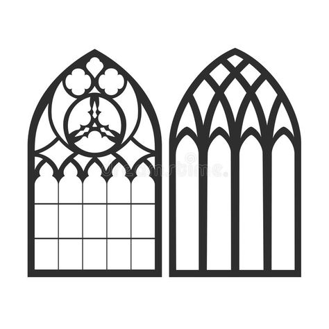 Gothic windows. Vintage frames. Church stained-glass windows. On the image is pr , #ad, #Vintage, #frames, #Gothic, #windows, #Church #ad Gothic Window, Stained Glass Windows Church, L'art Du Vitrail, Gothic Windows, Arsitektur Masjid, Idee Cricut, Church Windows, Gothic Home, Sculpture Metal