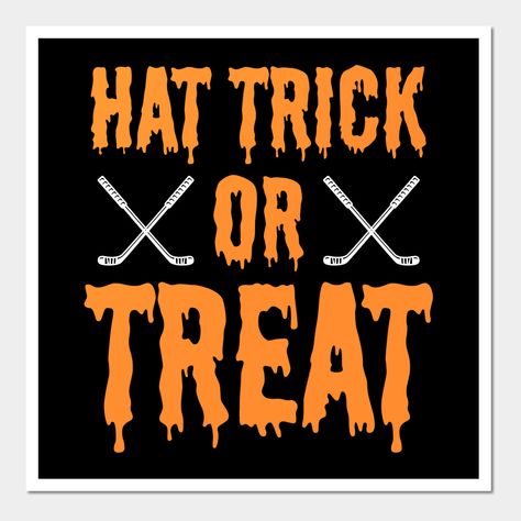 Halloween Hockey Tournament, Trunk Or Treat Hockey Theme, Hockey Halloween Decorations, Hockey Trunk Or Treat Ideas, Hockey Loot Bag Ideas, Field Hockey Posters Ideas, Hockey Trunk Or Treat, Hockey Thanksgiving, Hockey Treats