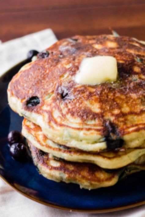 Weekend brunch just isn’t complete without classic, homemade pancakes. We made this breakfast favorite even better by replacing buttermilk with Redwood Hill Farm Goat Milk Kefir for fluffier pancakes and added frozen blueberries for a tasty boost of antioxidants. Top with warm maple syrup and enjoy! Kefir Pancakes Recipes, Kefir Pancakes, New York Times Cooking, Fall Eats, Pancake Recipe Buttermilk, Milk Kefir, Homemade Pancakes, Buttermilk Pancakes, Fluffy Pancakes