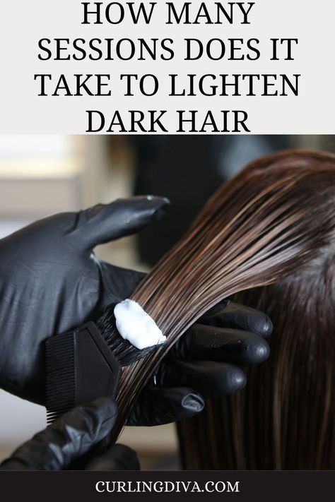 How many sessions does it take to lighten dark hair How To Care For Bleached Hair, Lightening Dark Brown Hair, Lightening Black Hair, Black To Blonde Hair Process, Bleach Dark Hair, Lighten Dark Hair, Bleaching Dark Hair, Bleaching Black Hair, Lightening Dark Hair