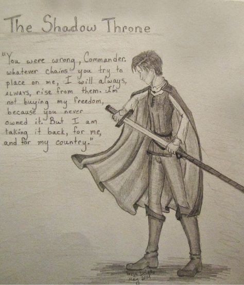 King Jaron // The Shadow Throne Drawn by @Teresa Selberg DeLallo ---- Love this quote! Jaron The False Prince Fan Art, Ascendence Series, Ascendance Trilogy, Ascendance Series, Movie Nerd, The Best Series Ever, Book Tv, Ya Books, Book Memes