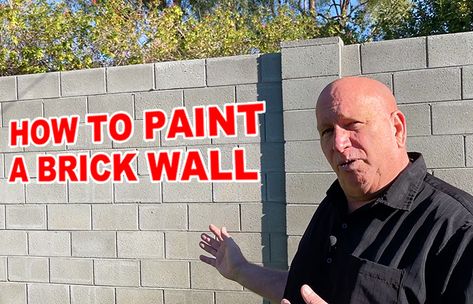 Painted Cement Block Walls, Paint Concrete Block Wall, How To Paint Cinder Block Walls Outside, Painting Brick Wall Backyard, Paint Cinder Block Wall Outdoor, Paint Cinder Block Wall Outdoor Murals, Painted Cinder Block Walls Outdoor, How To Paint Cinder Blocks, Painting Block Walls Outdoor