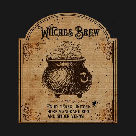 Halloween Witches Brew Primitive Witches, Witches Brew Labels, Halloween Apothecary Labels, Halloween Makeup Witch, Halloween Witch Brooms, Halloween Witches Brew, Witch Vintage, Vintage Halloween Witch, Witch Wallpaper