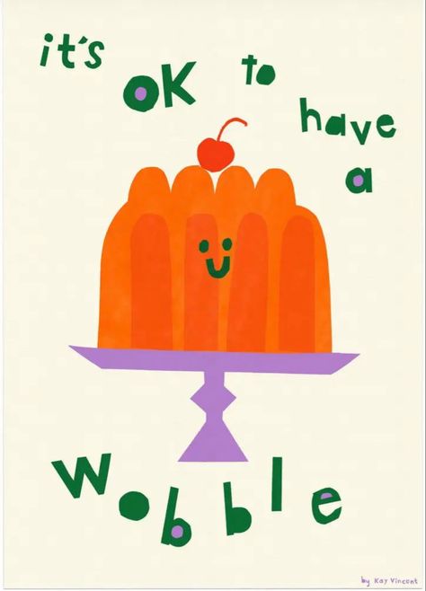 Cute Wall Prints, Vintage Graphic Art, Forest Hill London, Cute Art Prints, Grafik Art, Orange Jelly, Doodle Print, Motivational Art Prints, Positive Wall Art