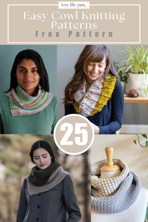 Embracing Easy Cowl Knitting Patterns for All Skills Levels Cowl Patterns Free, Easy Cowl Knitting Pattern, Cowl Patterns, Cowl Knitting, Knitting Patterns Free Sweater, Knit Scarves, Cowl Knitting Pattern, Purl Stitch, Cowl Pattern