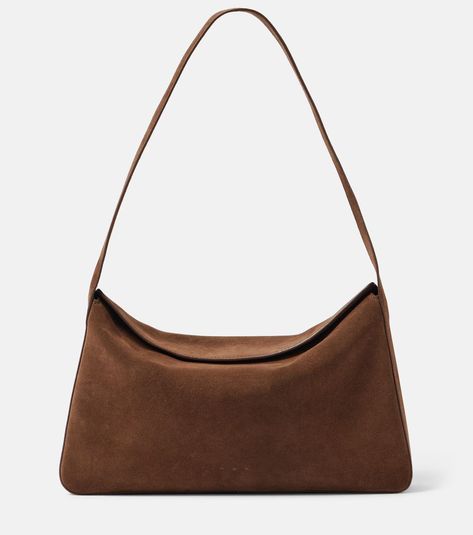 Dôme Figure Hoops curated on LTK Brown Suede Bag, Purse Trends, Vintage Suede Jacket, Brown Suede Jacket, Suede Bag, Suede Handbags, Suede Mules, Hobo Style, Inspo Board