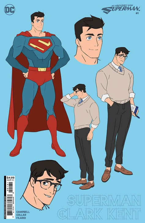 My Adventures With Superman #1 Preview - The Aspiring Kryptonian - Superman Superfan Superman Anime, Adventures With Superman, My Adventures With Superman, Superman X Batman, Superman 1, Superman X, Superman Family, Comic Book Art Style, Adventures Of Superman