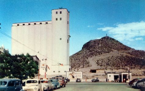 Hayden Flour Mill and "A" Mountain in the 1950s - Tempe, AZ Arizona History, Arizona Map, Tempe Arizona, Flour Mill, Century City, Tempe Az, Arizona State University, Historical Images, Vintage Inspiration