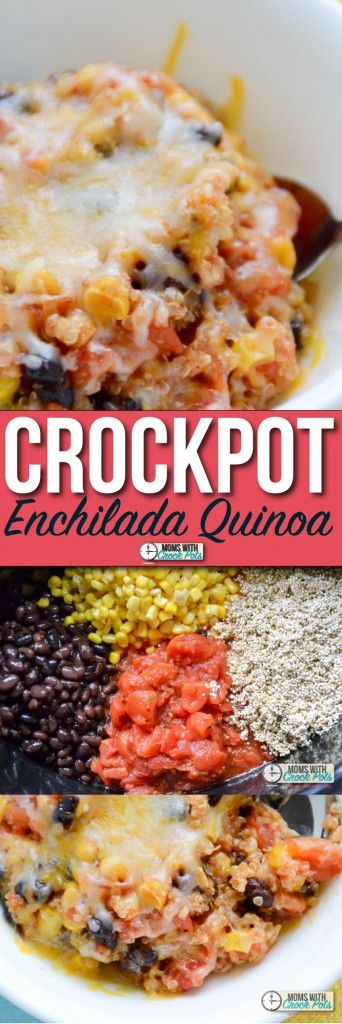 Resep Makanan Beku, Slow Cooker Enchiladas, Vegan Crockpot, Quinoa Recipe, Paleo Crockpot, Vegetarian Crockpot, Krispy Kreme, Healthy Crockpot, Crock Pot Cooking