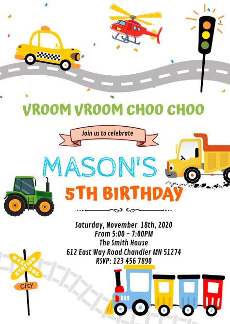 Vehicle Birthday Invitations, Car Theme Birthday Invitation Template, Vehicles Birthday Invitation, Car Themed Birthday Party Invitations, Car Theme Invitation Card, Car Invitations Birthday, Cars Birthday Invitations Free Template, Car Theme Birthday Invitation, Vehicle Themed Birthday Party