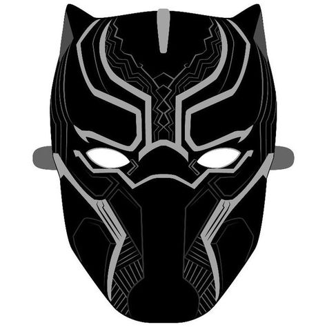 Black Panther Mask Template, Black Panther Coloring Pages, Panther Coloring Pages, Paper Mask Making, Black Panther Mask, Marvel Masks, Mask Template Printable, Panther Costume, Black Panther Costume