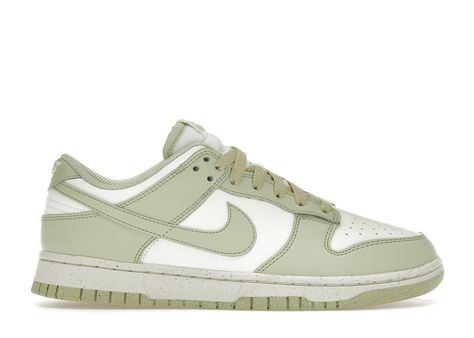 Nike Dunk Low Next Nature (Women's) Sneakers in Olive Aura/Sail/Coconut Milk Green Dunks, Nike Dunk Low Next Nature, Adidas Spezial, Nike Dunk High, Streetwear Sneakers, Sneakers Adidas, Air Jordan 3, Hot Sneakers, Jordan 3