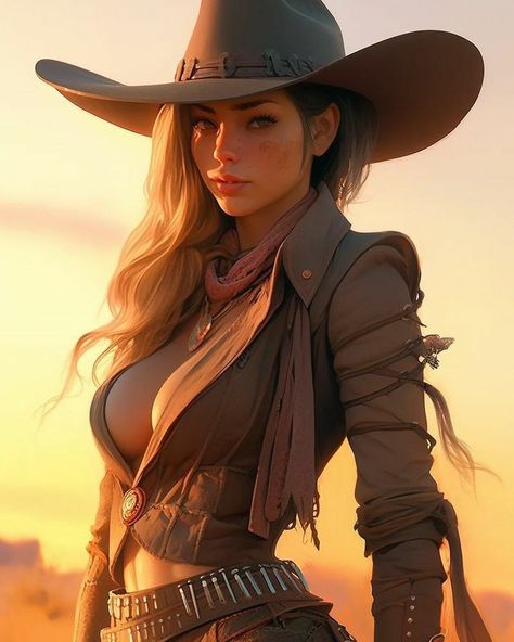 Cyberpunk Female, Steampunk Couture, Cowgirl Art, Vampire Art, Alien Concept Art, Concept Art Character, Illustration Girl, Cute Profile Pictures, Western Art