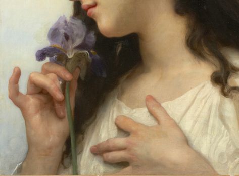 William Adolphe, Iris Painting, William Adolphe Bouguereau, Silhouette People, Academic Art, Art Sacre, Painting Tattoo, Historical Painting, Gothic Aesthetic