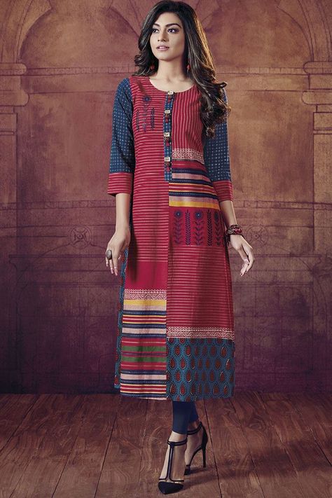 Short Kurtas, Long Kurtas, Indian Kurtis, Cotton Kurtis, New Kurti Designs, Designer Kurti Patterns, Kurti Patterns, Long Kurti, Kurti Designs Latest