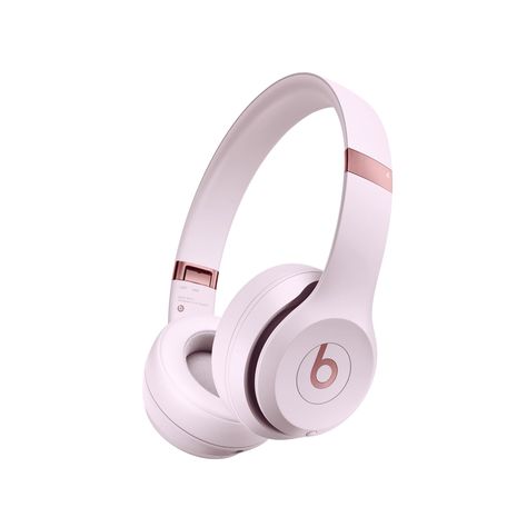 Beats Headphones Aesthetic, Big Headphones, Acoustic Architecture, Headphones Apple, Pink Headphones, Head Phones, Xmas Wishlist, Cloud Pink, Beats Solo