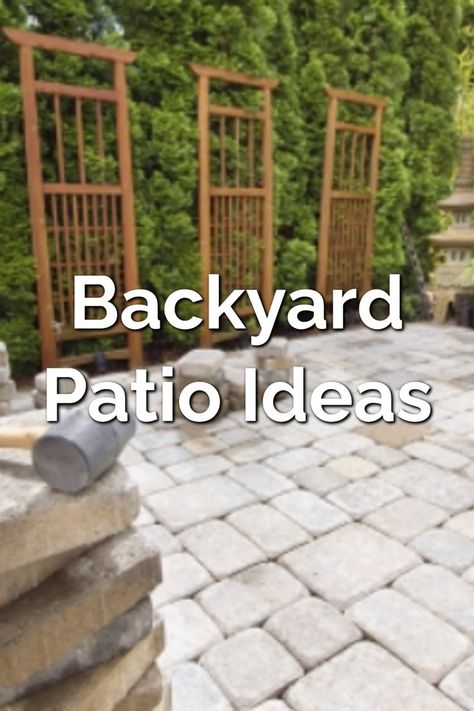 Are you looking for some backyard patio ideas? Check out our blog posts for some great landscaping ideas to try out in your backyard. Outdoor Patio Layout Ideas, Backyard Patio Designs Layout, Patio Layout Ideas, Modern Home Garden, Yard Oasis, Backyard Patio Ideas, Ideas Garden Design, Garden Tattoos, Backyard Layout