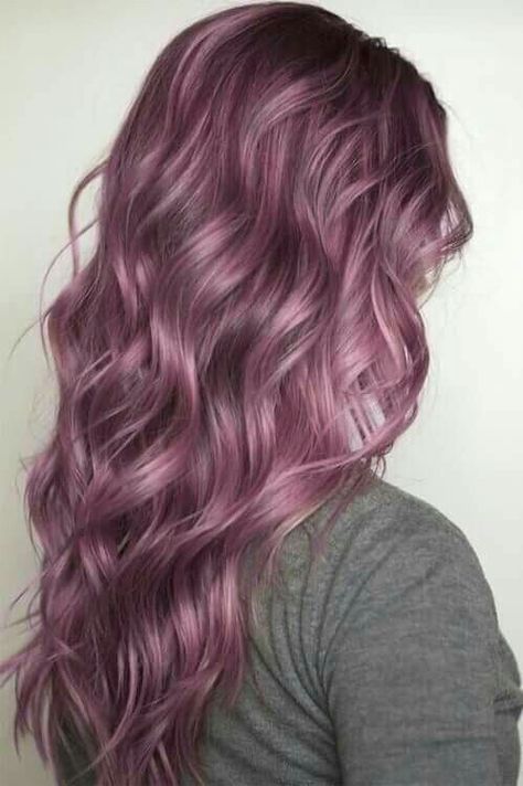 Matrix color sync berry violet Butter Blonde, Iron Curls, Dreamy Hair, Medium Hairstyle, Beach Curls, Waves Hair, Long Haircuts, Flat Iron Curls, Long Hairstyle