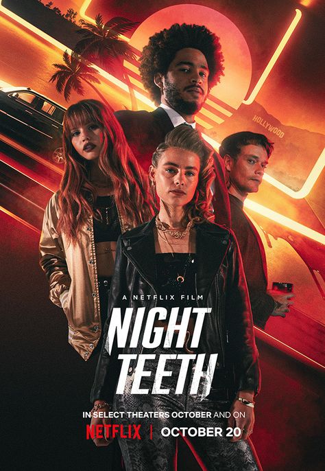 Night Teeth, Movie Character Posters, New Netflix Movies, Netflix Videos, Action Movie Poster, Movies To Watch Teenagers, Netflix Movies To Watch, Movie To Watch List, Tv Series To Watch