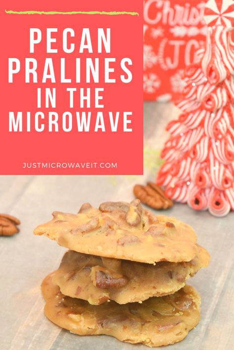 Easy Microwave Pralines Recipe, Microwave Pecan Pralines, Microwave Pralines Recipe, Microwave Pralines, Pralines Recipe, Praline Candy, Praline Recipe, Microwave Snacks, Microwave Baking