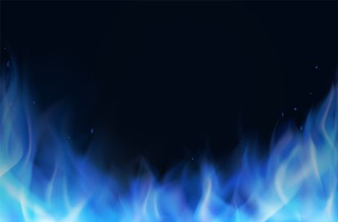 Blue fire flame realistic background | Premium Vector #Freepik #vector #border #fire #smoke #flame Realistic Background, Burning City, Calendar Design Template, Pool Images, Joker Iphone Wallpaper, Fire Blue, Vector Border, Blue Aura, Fire Image