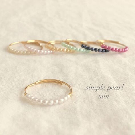 Cincin Diy, Diy Jewelry To Sell, Diy Beaded Rings, Wire Jewelry Rings, Diy Jewelry Rings, Wire Jewelry Designs, Easy Diy Jewelry, Handmade Jewelry Tutorials, Jewelry Accessories Ideas