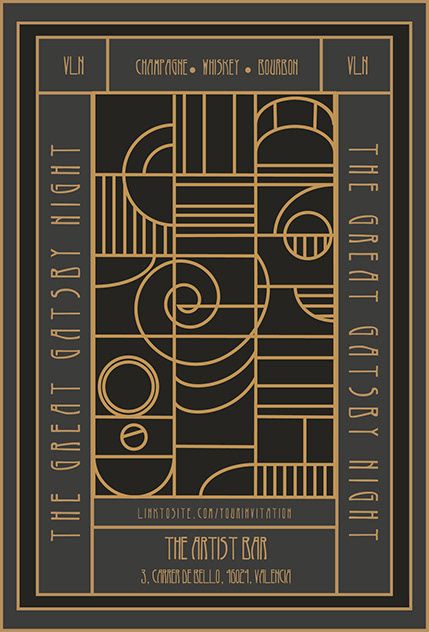 Art Deco Bilder | Bilder, videoer, logoer, illustrasjoner og merkevarebygging på Behance Recipes Poster Design, Cocktail Recipes Poster, Art Deco Packaging, Art Deco Graphic Design, Arte Art Deco, Art Deco Logo, Art Deco Design Graphics, Art Deco Fonts, Art Deco Invitations