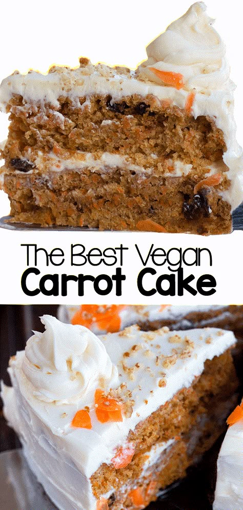 Best Vegan Carrot Cake Recipe, Best Vegan Baking Recipes, Carrot Vegan Cake, Vegan Baking Recipes Desserts, Dairy Free Carrot Cake Recipe, Vegan Bakery Recipes, Vegan Desserts Recipes, Vegan Cake Recipes Easy, Vegan Gluten Free Carrot Cake