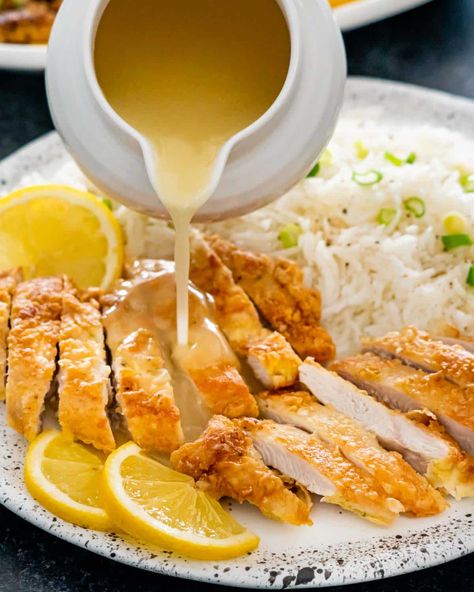 Chinese Lemon Chicken - Jo Cooks Chinese Food Lemon Chicken, Lemon Sauce For Chicken Chinese, Homemade Aplets And Cotlets, Easy Lemon Sauce For Chicken, Thai Lemon Chicken, Lemon Gravy For Chicken, How To Make Lemon Chicken, Lemon Chicke, Chinese Lemon Sauce