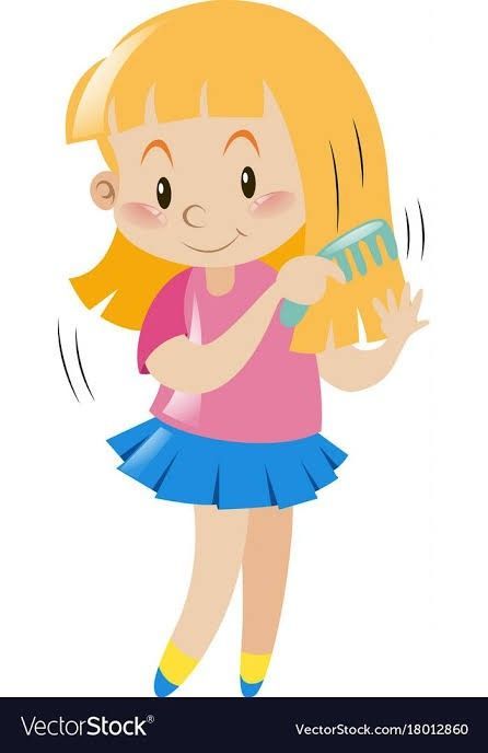 Hair clipart #hairclipart Hair clip art | Hairstyle clipart Hairstyle clip art # Colours Name For Kids, Brushing Hair, Combing Hair, Action Pictures, Hair Clipart, Hair Vector, Hair Illustration, Shapes For Kids, English Worksheets For Kids