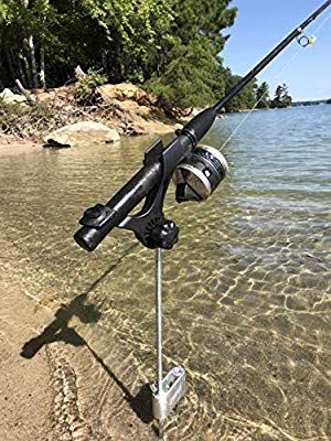 Brocraft Bank Fishing Rod Holder/Ground Adjustable Swivel Rod Holder/Bank Rod Holder Bank Fishing Rod Holders, Rod Rack, Fishing Rod Holder, Rod Holder, Diy Holder, Fishing Rod, Catfish, Fish