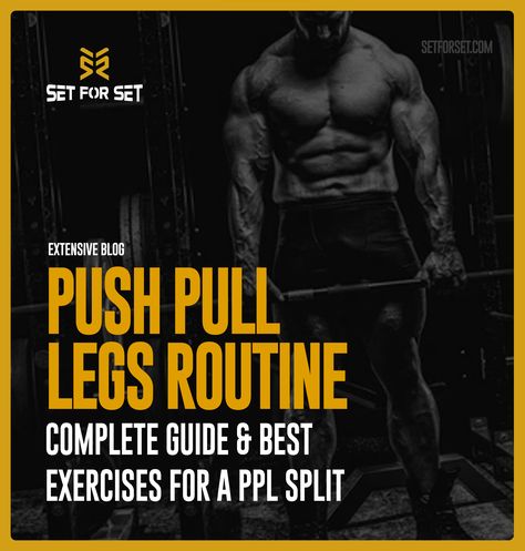 Pull Push Legs Workout, Push Pull Legs Split, Ppl Workout Routine Men, Push Pull Legs Workout Plan Men, Pull Workout For Men, Ppl Workout Routine, Pull Workout, Push Pull Workout Routine, Push Pull Legs Routine