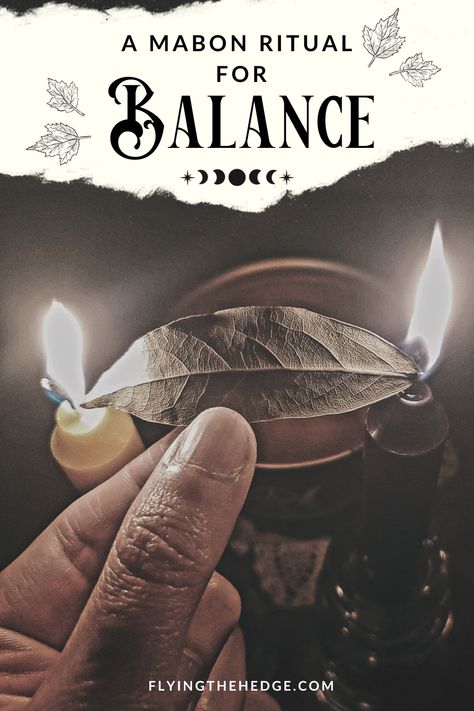 A Mabon Ritual for Balance Spells For Balance, Autumn Equinox Spells, Mabon Candle Ritual, Mabon Ritual Pagan, Mabon Gratitude Ritual, Mabon Spells And Rituals, Mabon Celebration Ideas, Mabon Alter Ideas, Mabon Spells