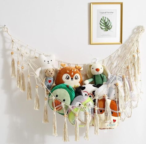 Toy Hammock For Stuffed Animals Storage Teddy Hammock Macrame Boho Teddy Bear Storage Hammock Plush Toy Storage Net Soft Toy Net Hammock For Teddies Corner Hanging Toy Storage Holder For Kids Room Macrame Teddy Bear, Teddy Hammock, Teddy Bear Storage, Hanging Toy Storage, Hammock For Stuffed Animals, Stuffed Animals Storage, Plush Toy Storage, Storage Hammock, Bear Storage