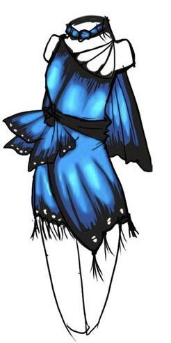 Name: Aurora Age: 16 Personality: The Nature/Photographer Girl Team: … #fanfiction # Fanfiction # amreading # books # wattpad Monarch Butterfly Dress, Nature Princess, Blue Monarch Butterfly, Princess Courtney, Butterfly Clothes, Magical Beings, Butterfly Fashion, Fashion Drawings, Nature Photographer